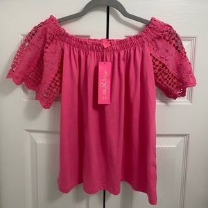 Fayette off-the-shoulder Top